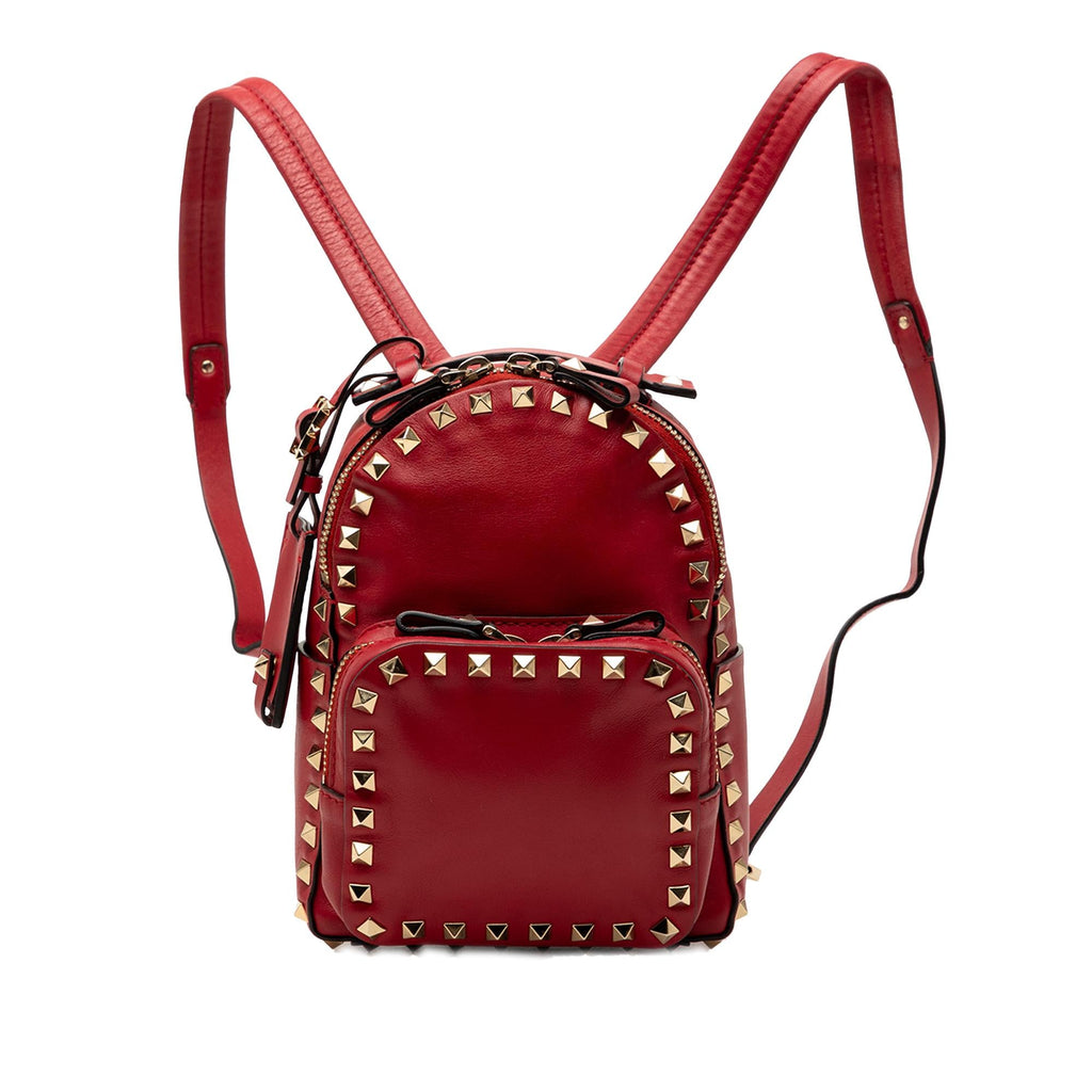 Valentino Mini Calfskin Rockstud Backpack