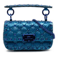 Valentino Mini Glitter Rockstud Spike Satchel