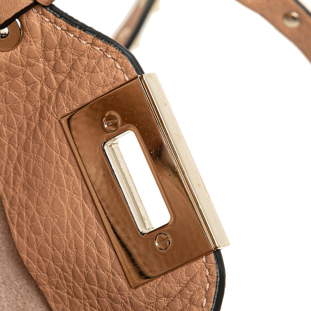 Valentino Mini Grainy Calfskin Rockstud Satchel