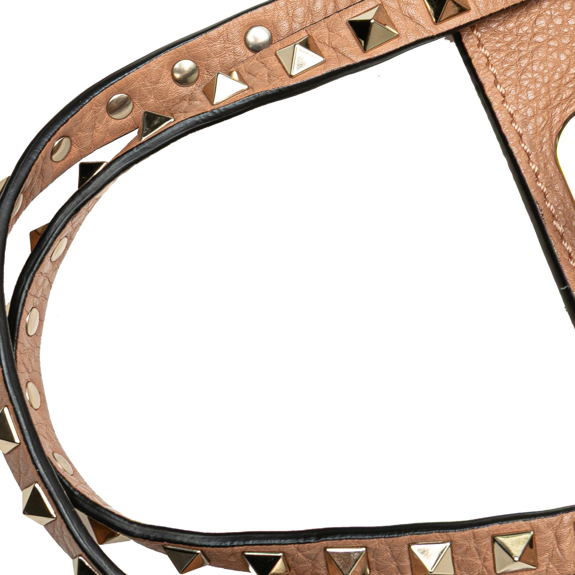 Valentino Mini Grainy Calfskin Rockstud Satchel