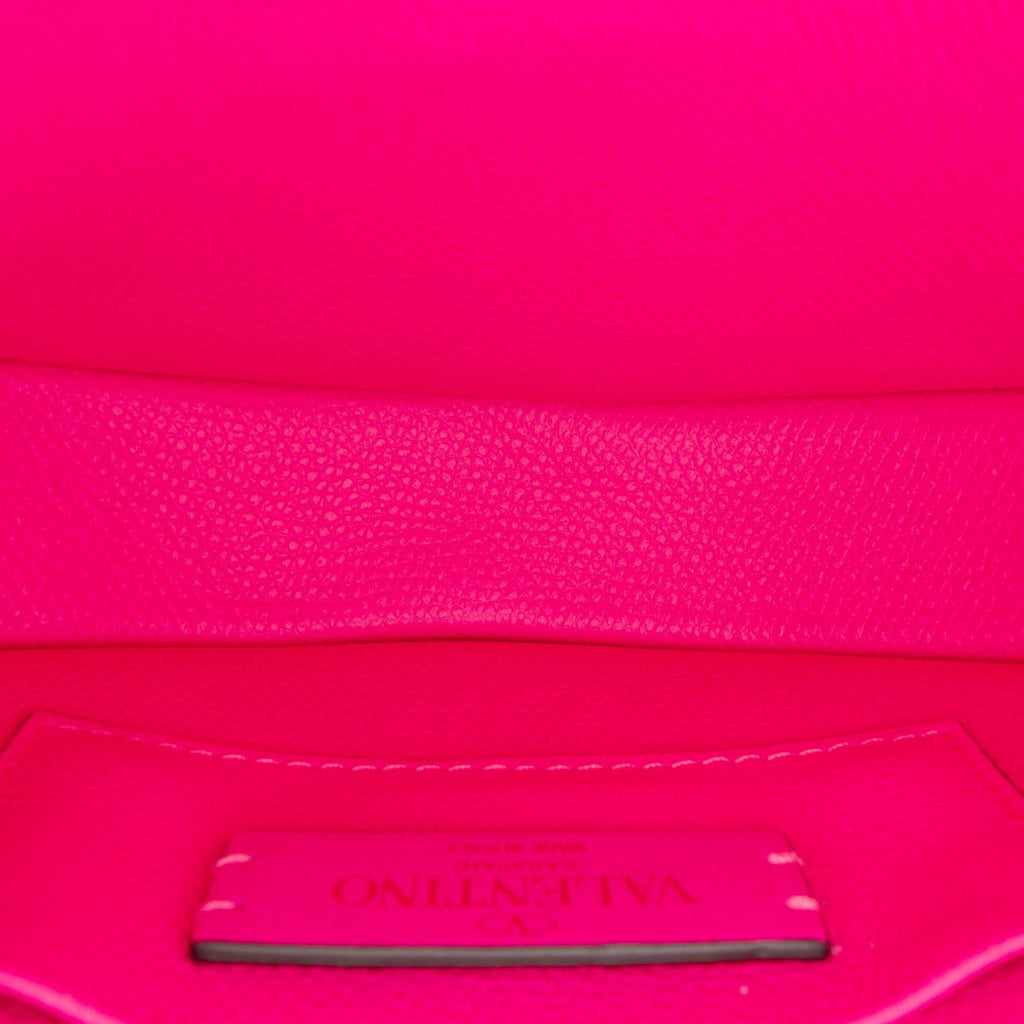Valentino Mini Grainy Calfskin VLogo Hobo