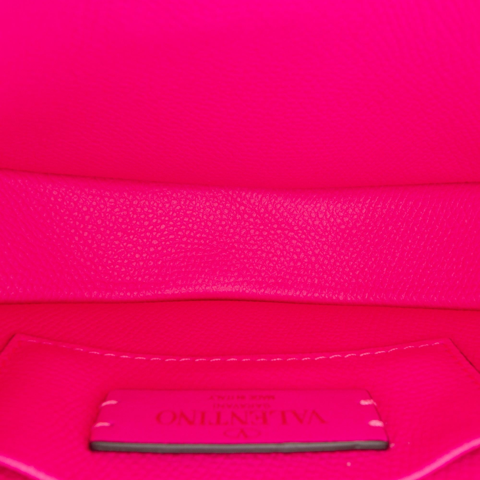Valentino Mini Grainy Calfskin VLogo Hobo