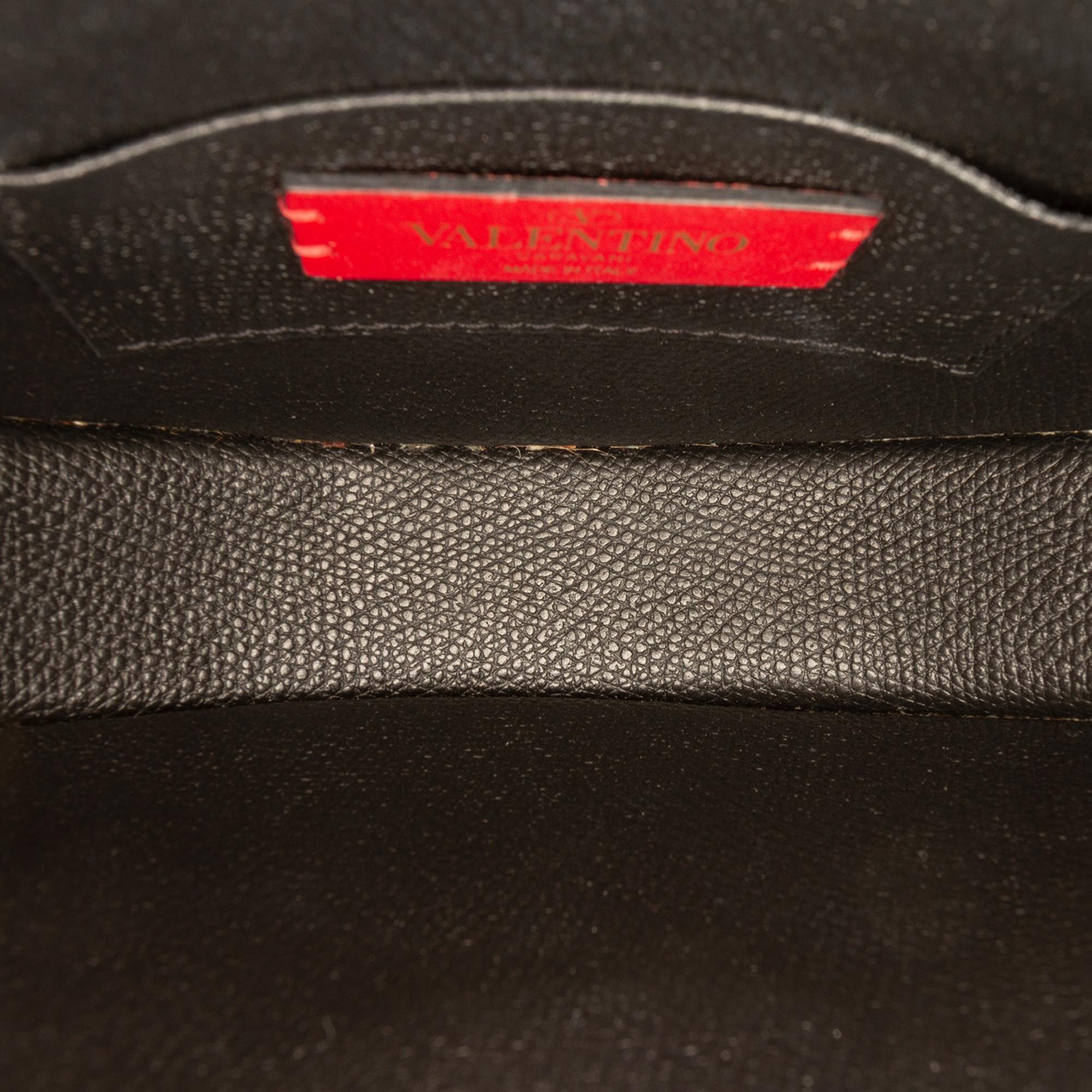 Valentino Mini Grainy Calfskin VLogo Hobo