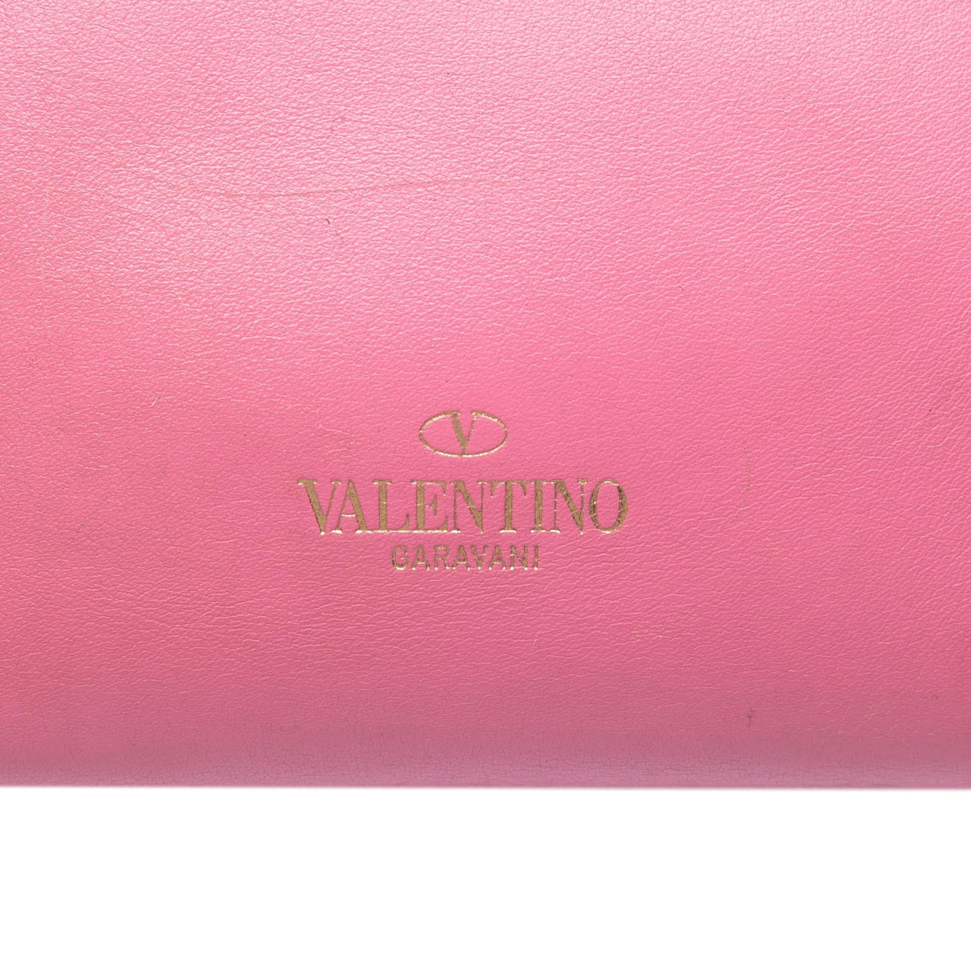 Valentino Mini Leather Rockstud Double Handle Tote