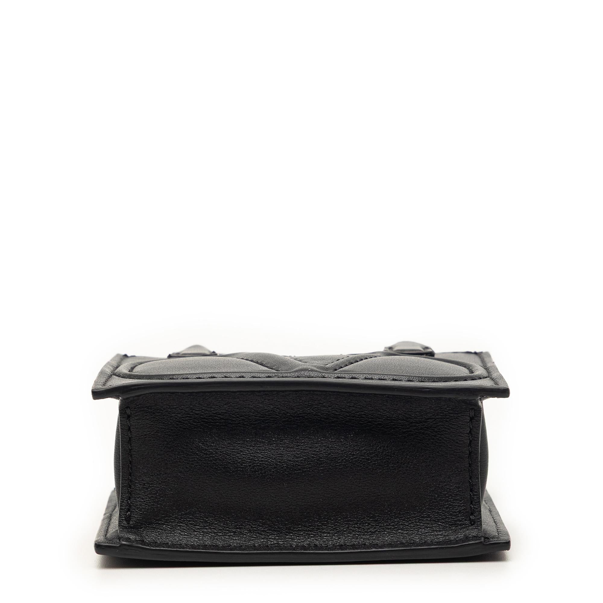 Valentino Mini Leather VLogo Walk Tote