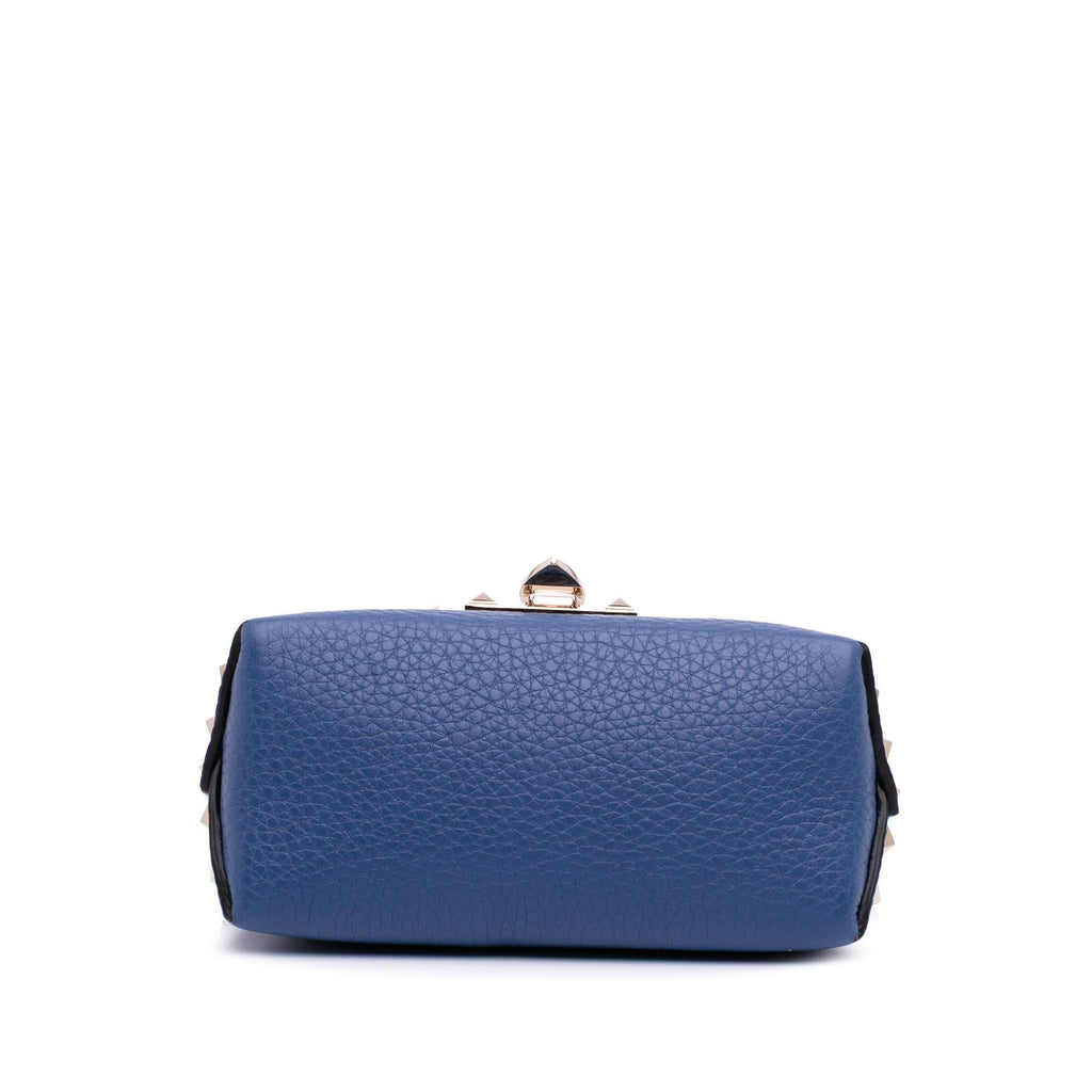Valentino Mini Pebbled Calfskin Rockstud Flap Crossbody
