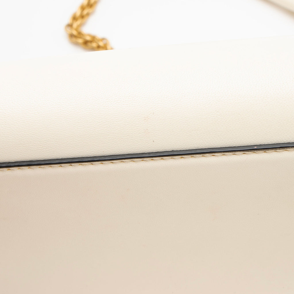 Valentino Lambskin VLogo Stud Sign Shoulder Bag (SHF-AjqgEs)
