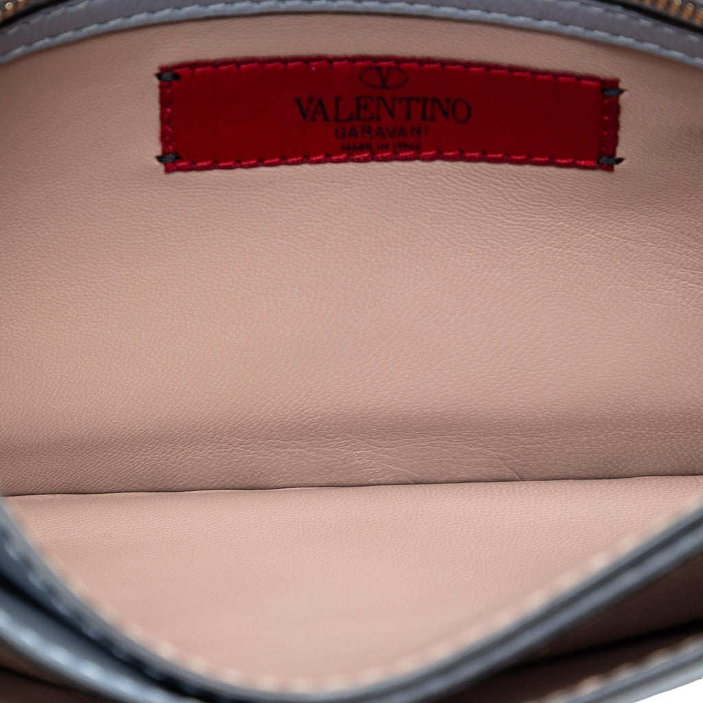 Valentino Nappa Rockstud Wristlet Clutch