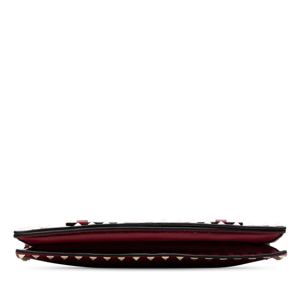 Valentino Nappa Rockstud Wristlet Clutch