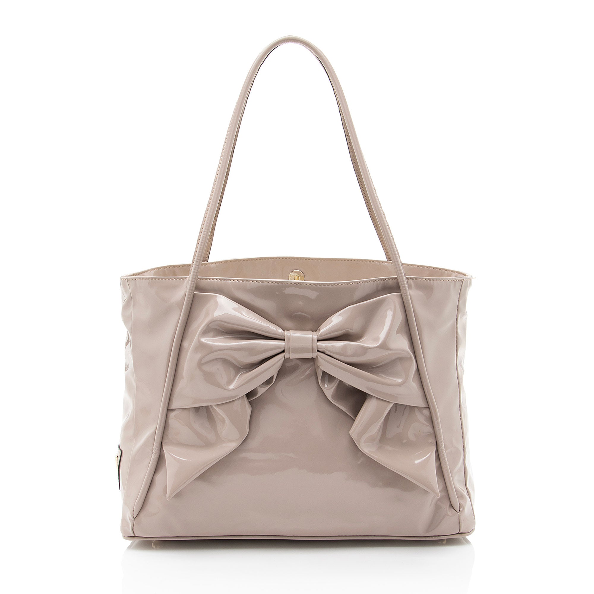 Valentino Patent Leather Betty Bow Tote