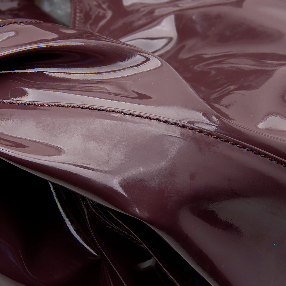 Valentino Patent Leather Nuage Bow Tote (SHF-11612)