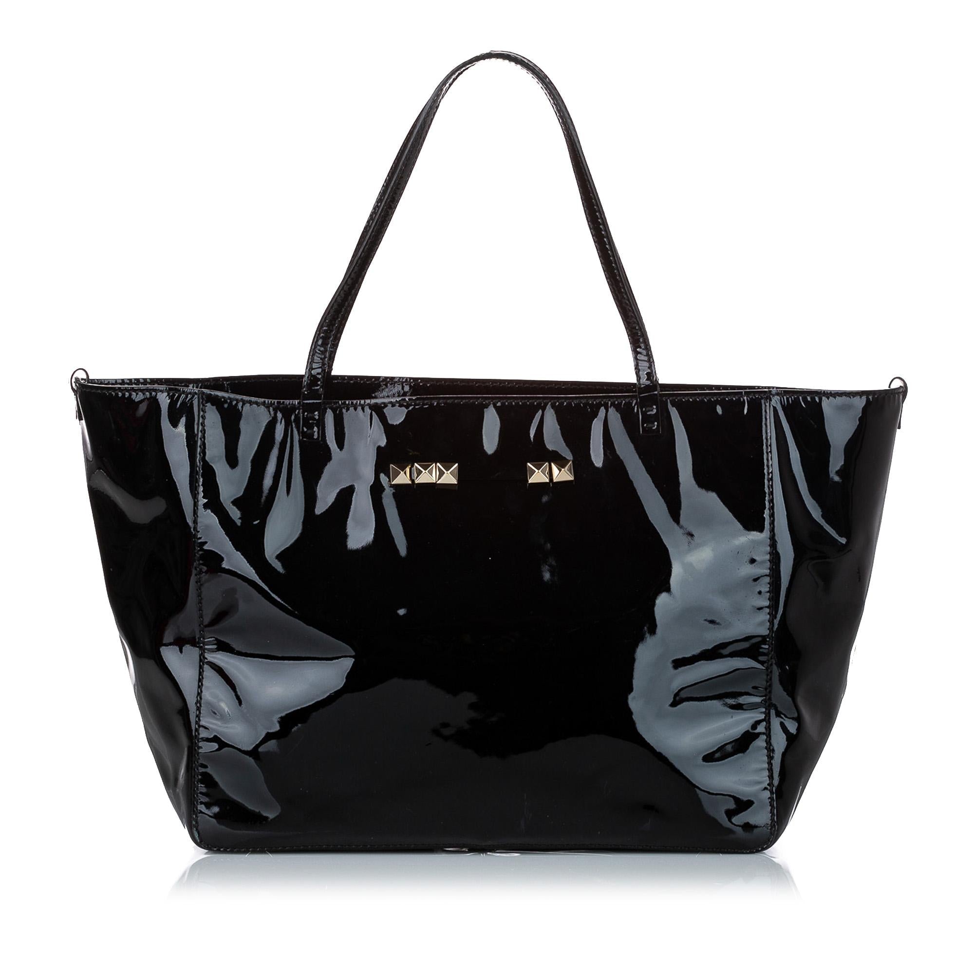 Valentino Patent Leather Satchel (SHG-30021)