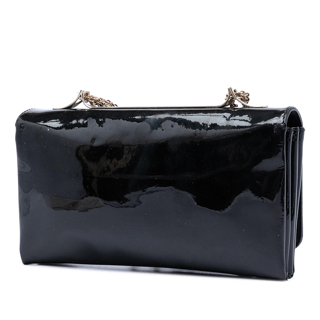 Valentino Patent Vava Voom Chain Clutch