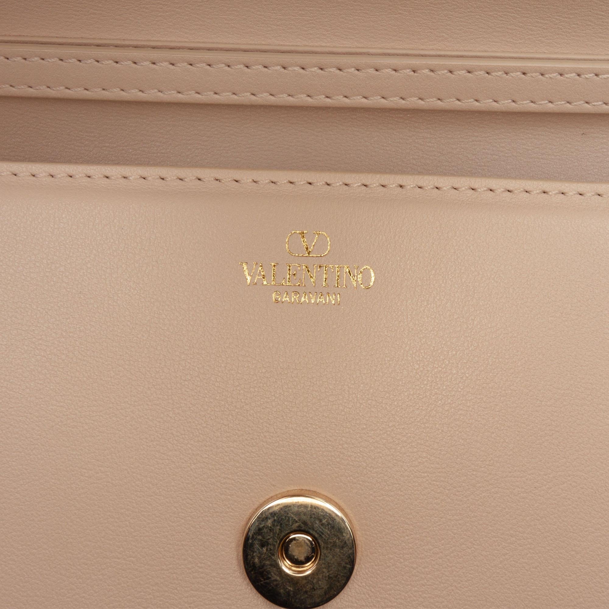Valentino Small Calfskin VLogo Loco Satchel