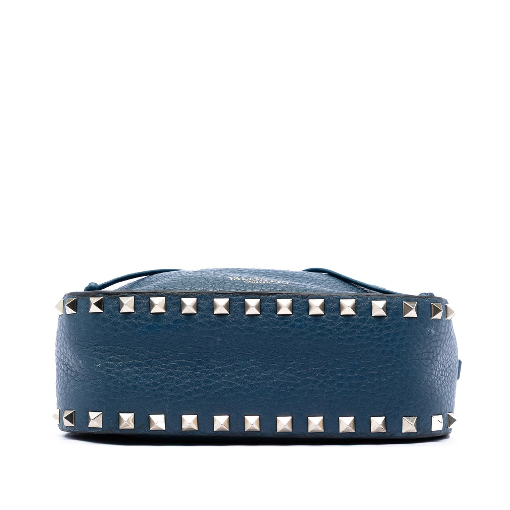 Valentino Small Grained Calfskin Rockstud Bucket Bag