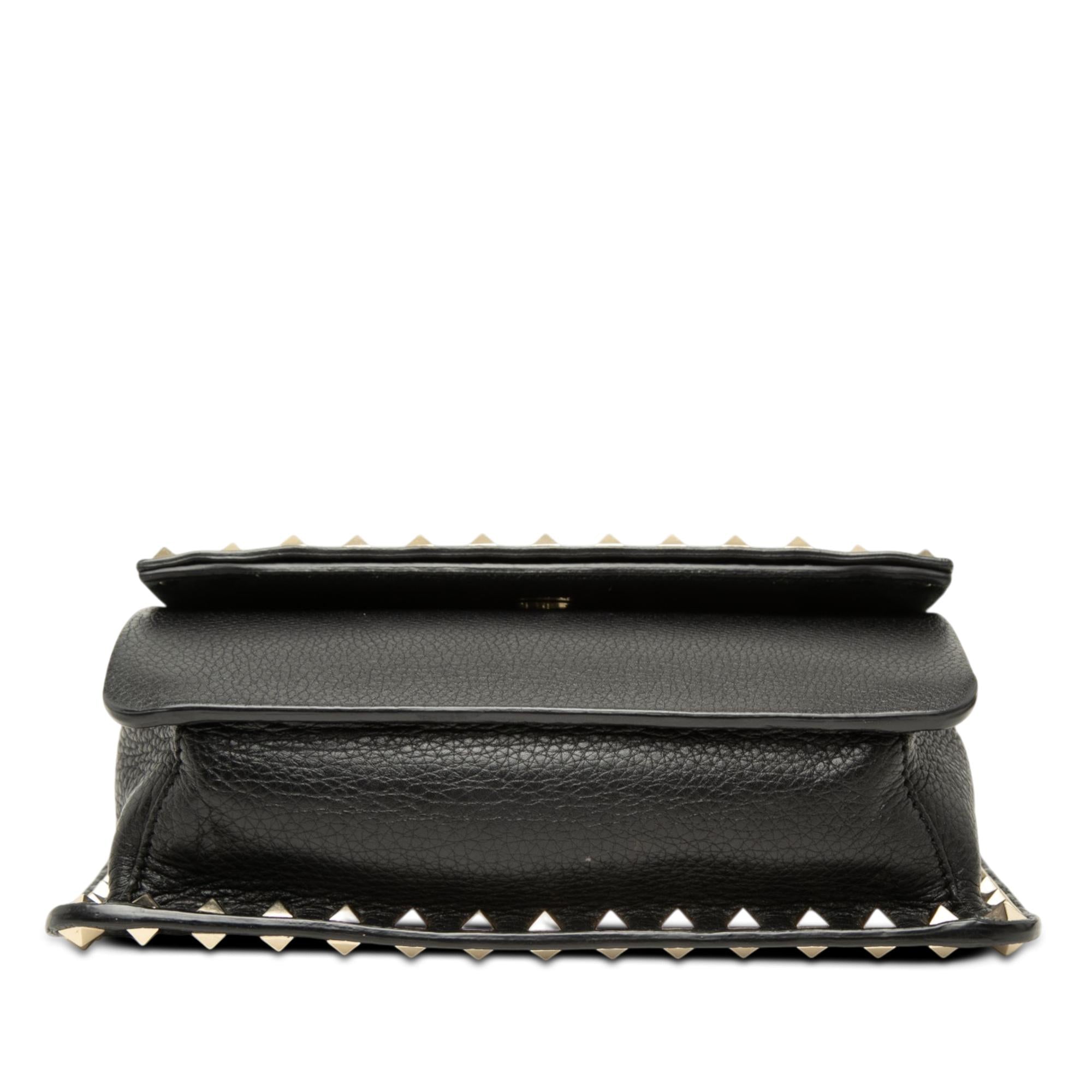 Valentino Small Grained Calfskin Rockstud Crossbody