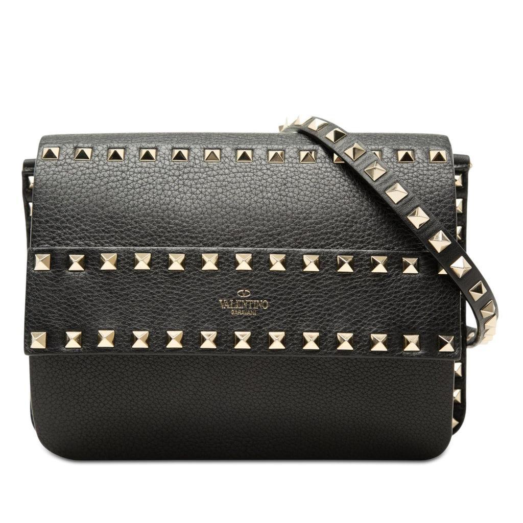 Valentino Small Grained Calfskin Rockstud Crossbody
