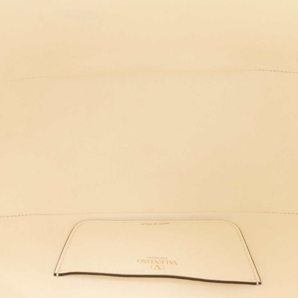 Valentino Small Grainy Calfskin VLogo Moon Hobo