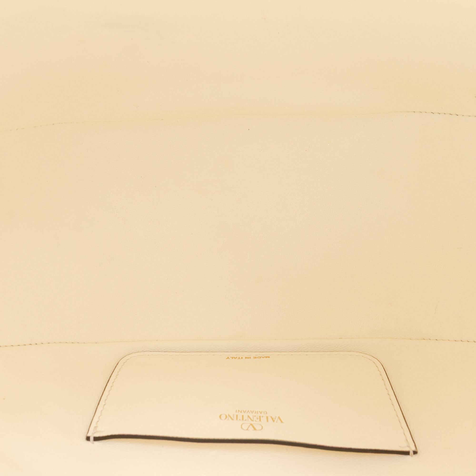 Valentino Small Grainy Calfskin VLogo Moon Hobo