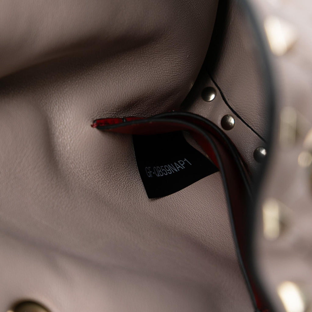 Valentino Small Leather Rockstud Spike Bucket Bag