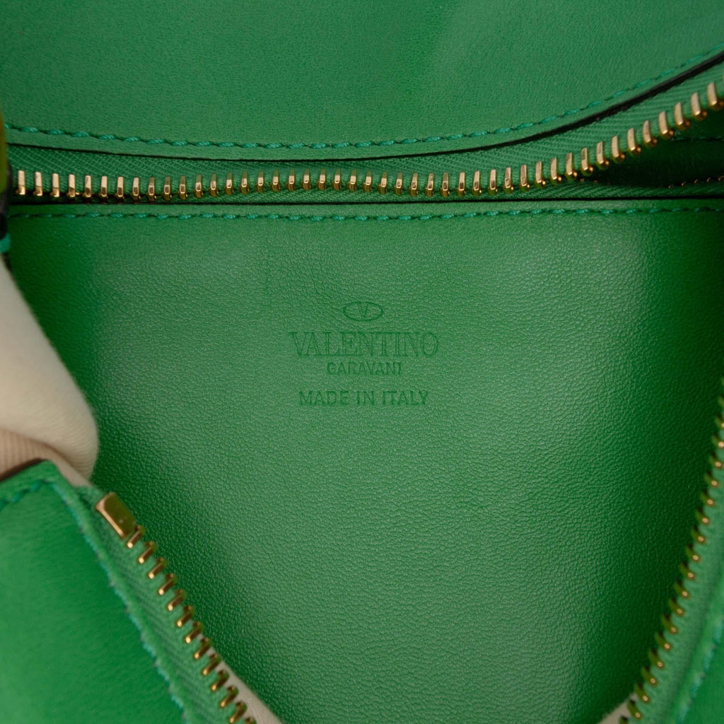 Valentino Small Leather VLogo Walk Tote