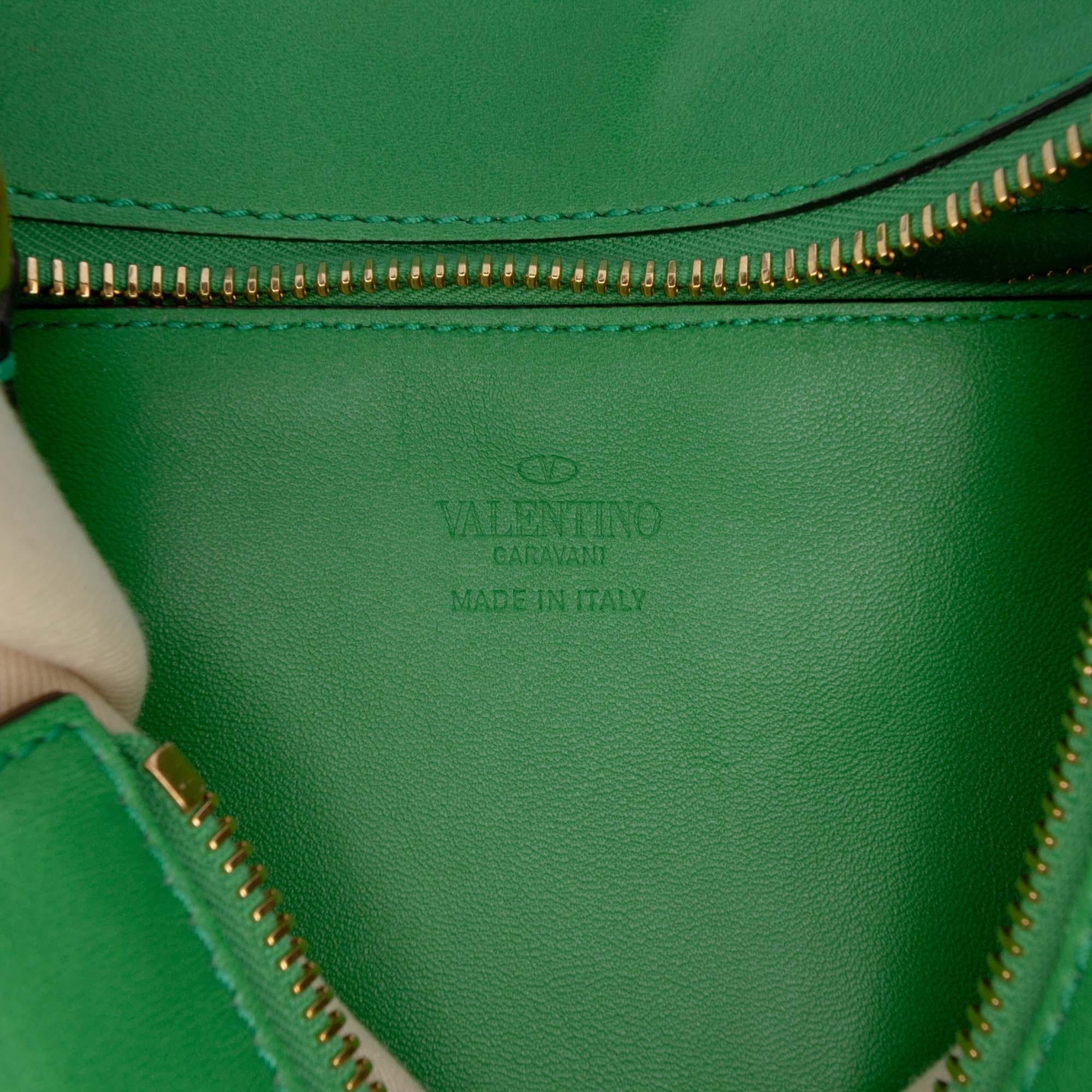 Valentino Small Leather VLogo Walk Tote