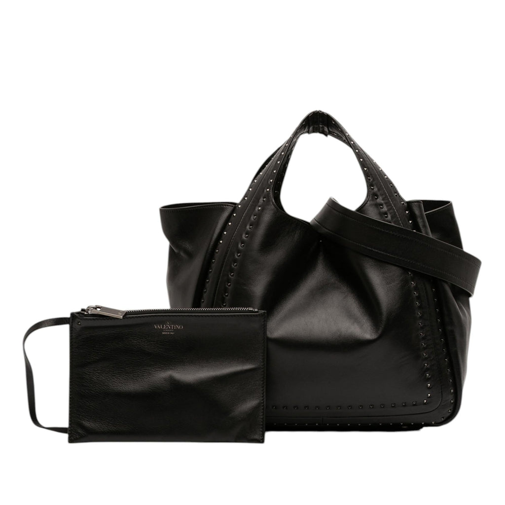 Valentino Small Nappa Atelier Bag 01 Metal Stitch Tote