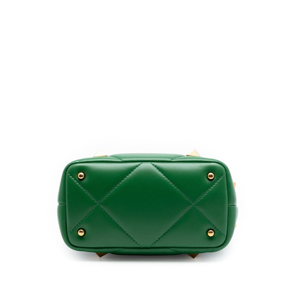 Valentino Small Nappa Roman Stud The Handle Bag