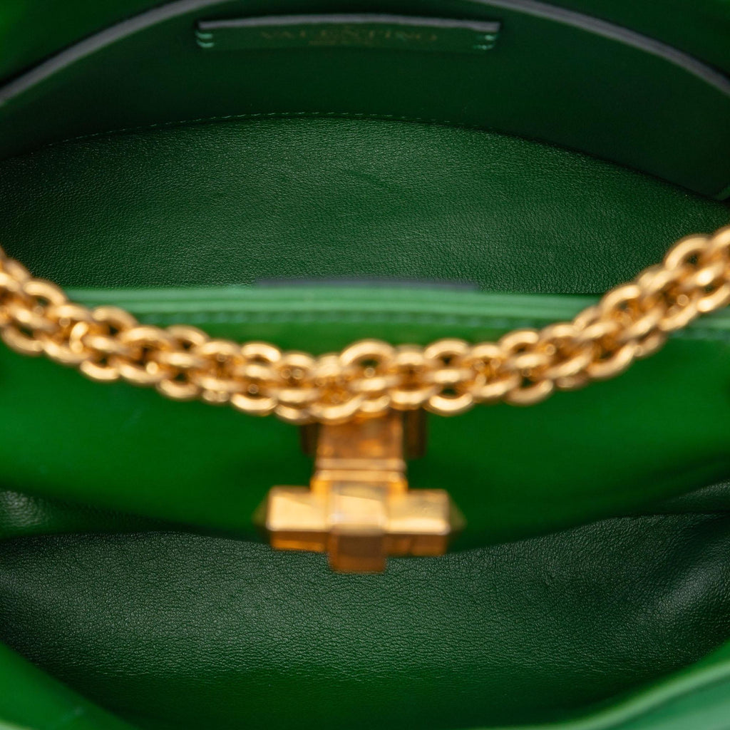 Valentino Small Nappa Roman Stud The Handle Bag