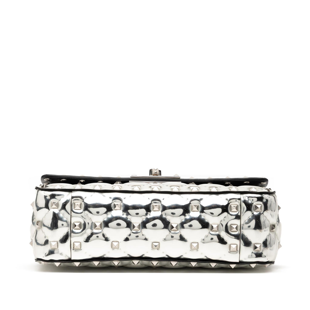 Valentino Small Patent Rockstud Spike Satchel
