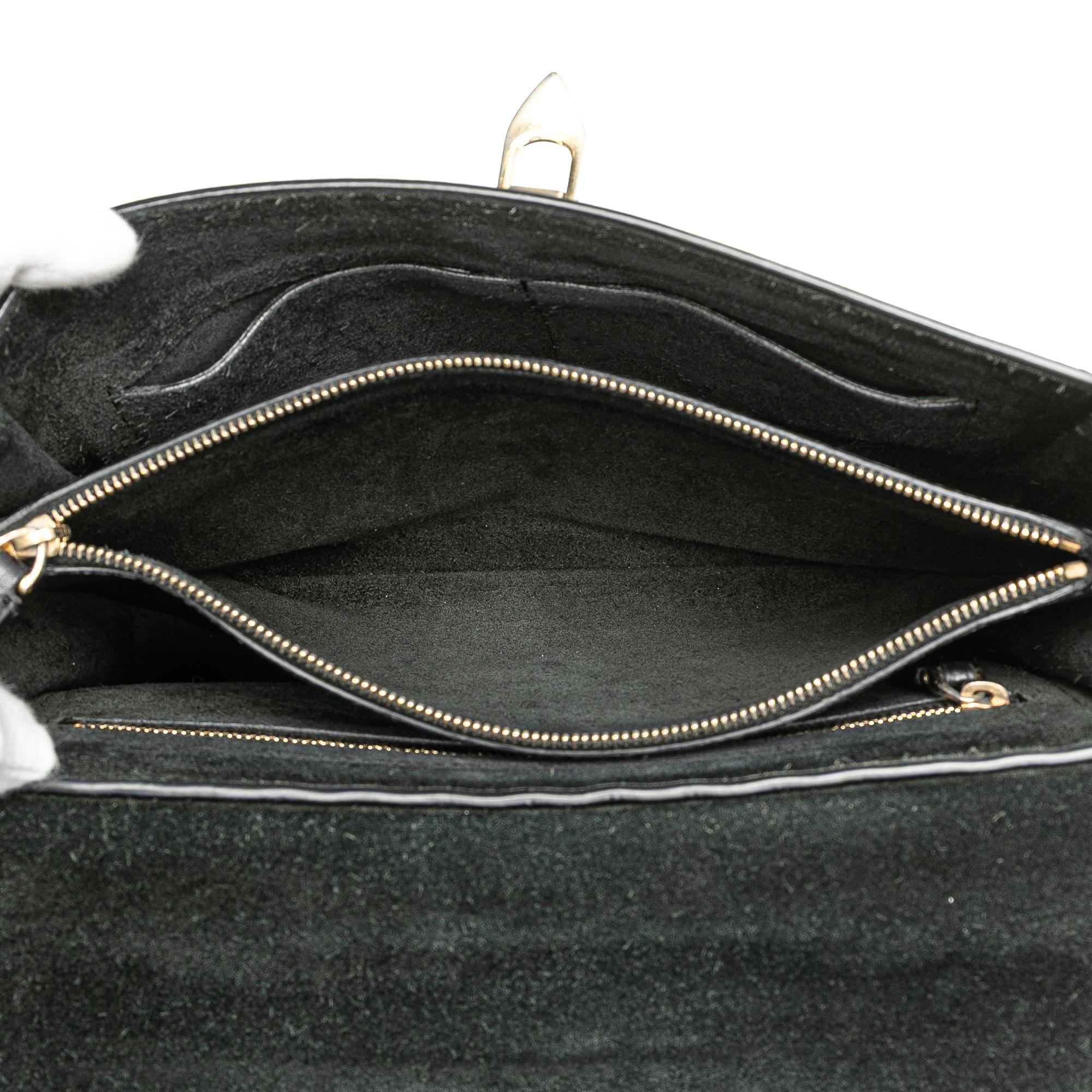 Valentino Small Pebbled Calfskin Rockstud Single Handle Flap