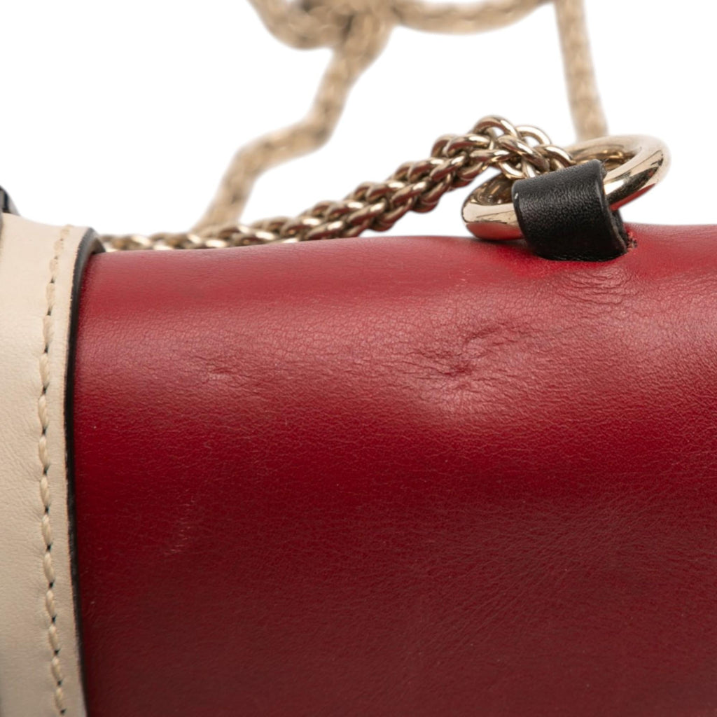 Valentino Small Tricolor Calfskin Rockstud Glam Lock Crossbody