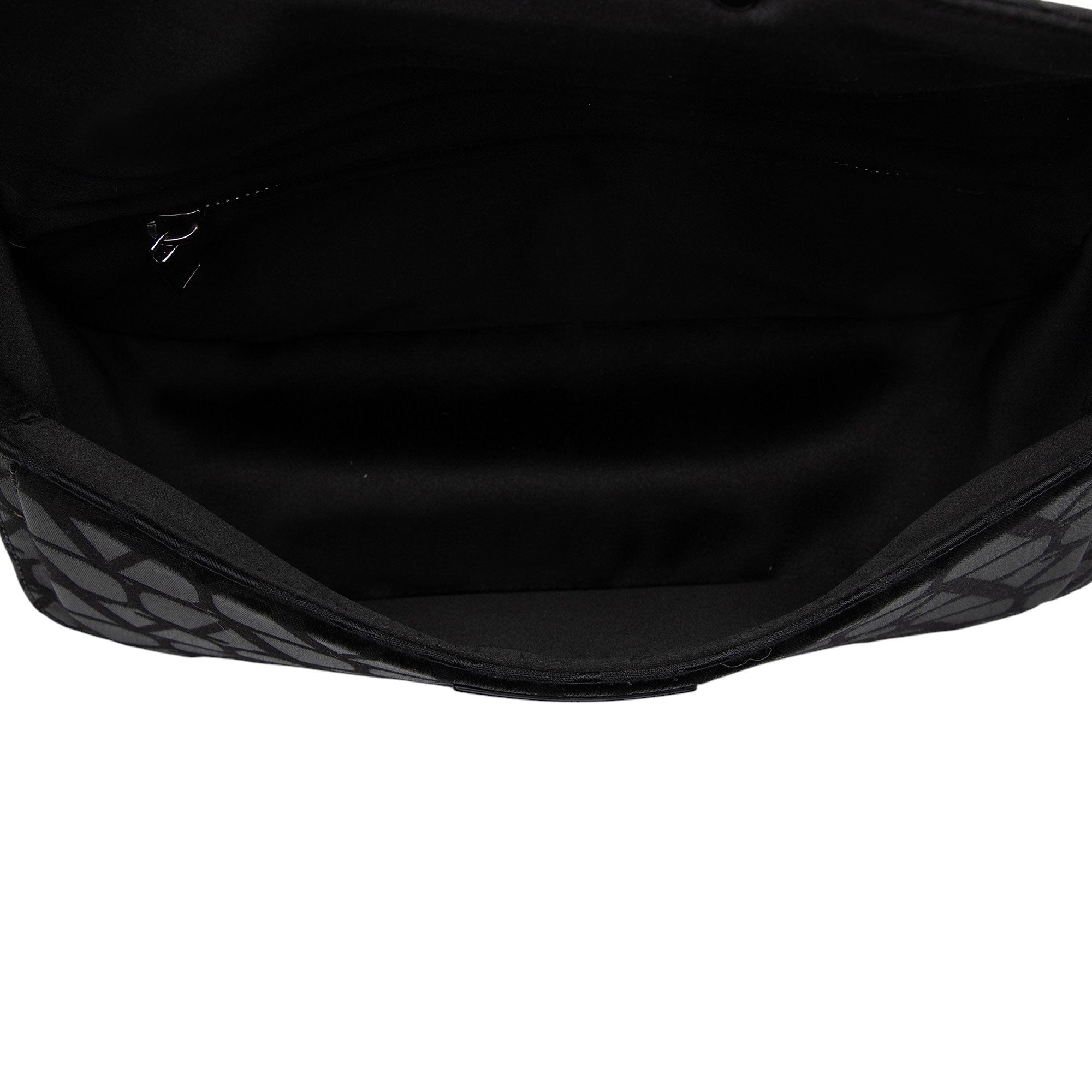 Valentino Toile Iconographe V Logo Shoulder Bag