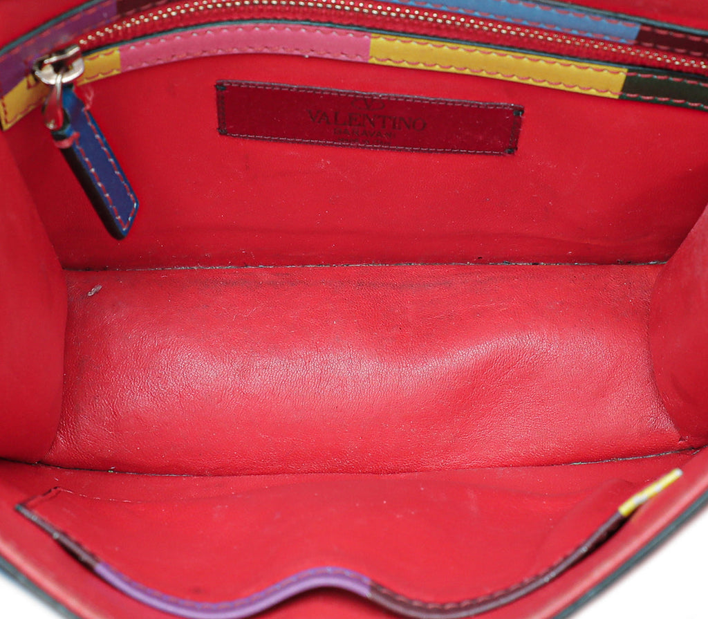 Valentino Multicolor Glam Lock Small Bag
