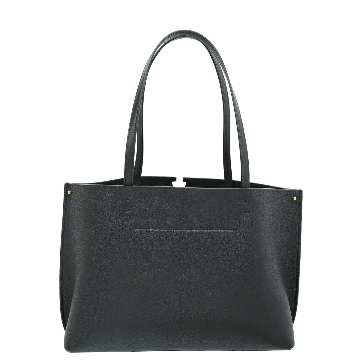 Valentino Black VLogo Fillme Tote Medium Bag