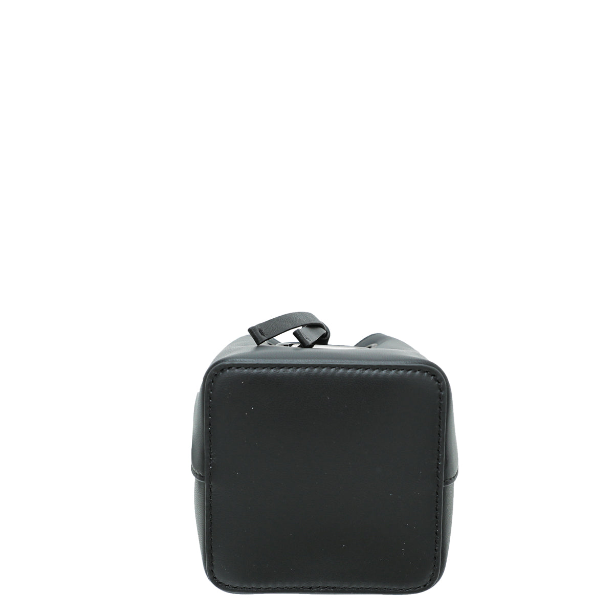 Valentino Black VLogo Wristlet Bucket Bag