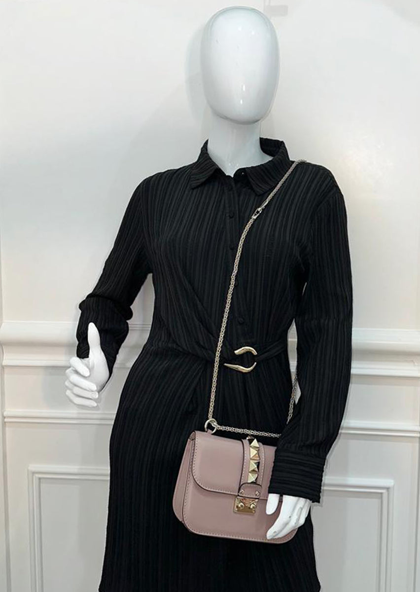 Valentino Poudre Glam Lock Rockstud Small Chain Bag