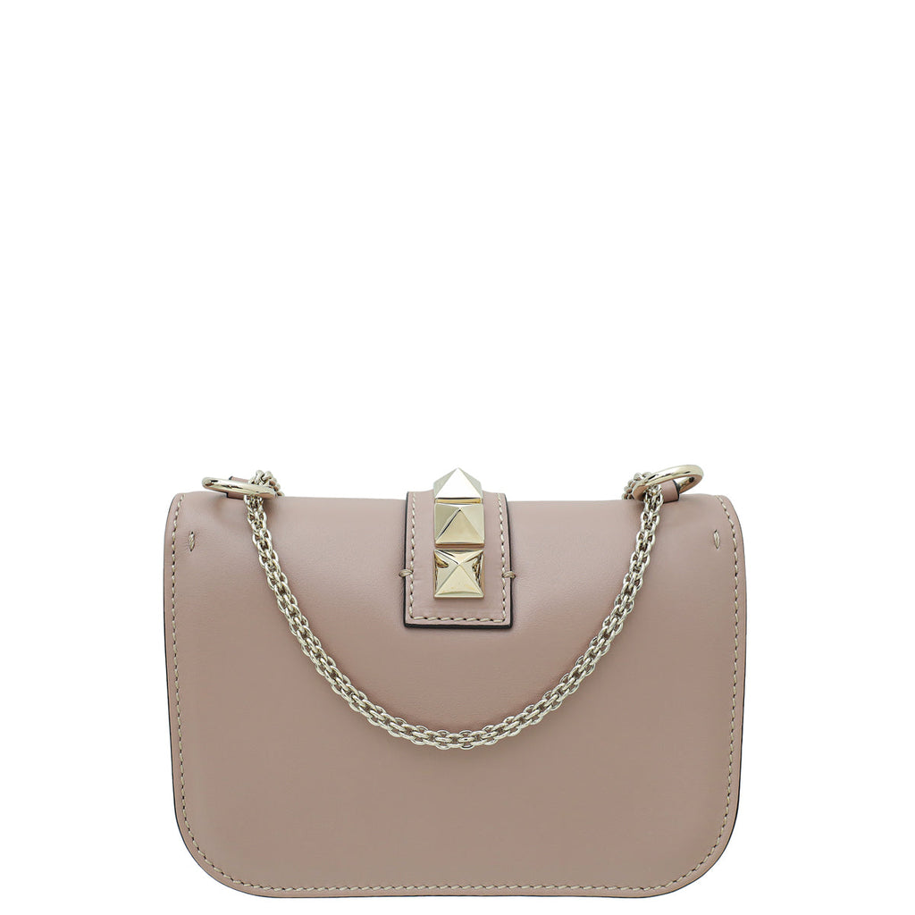 Valentino Poudre Glam Lock Rockstud Small Chain Bag