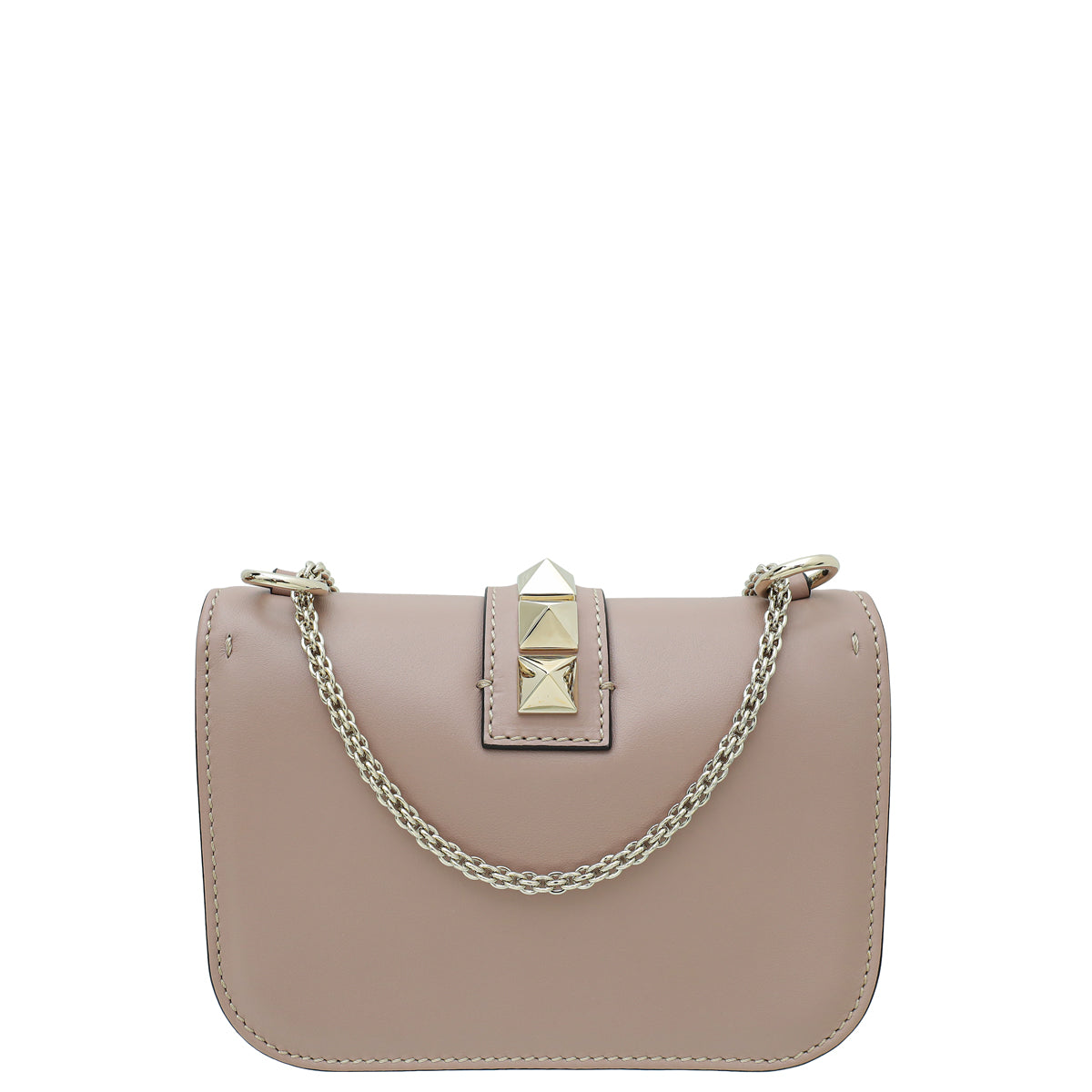 Valentino Poudre Glam Lock Rockstud Small Chain Bag