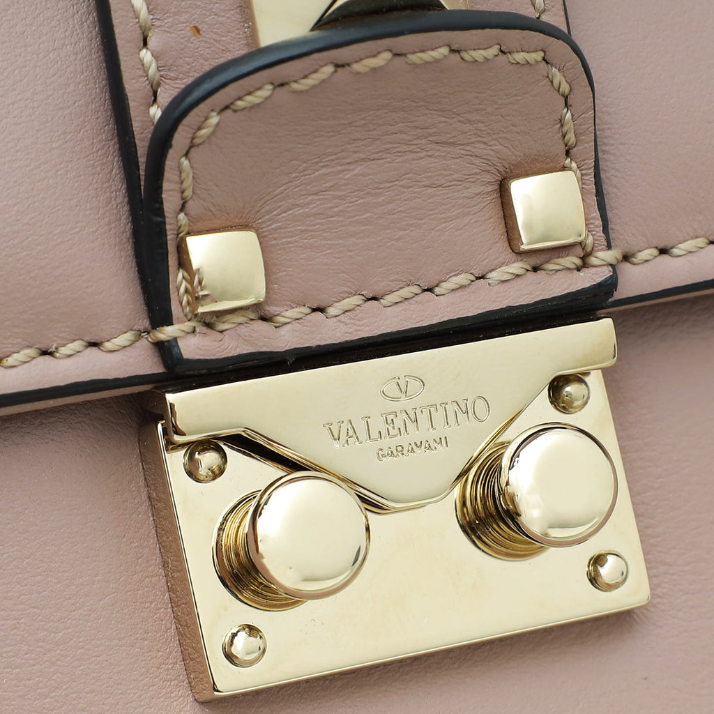 Valentino Poudre Glam Lock Rockstud Small Chain Bag