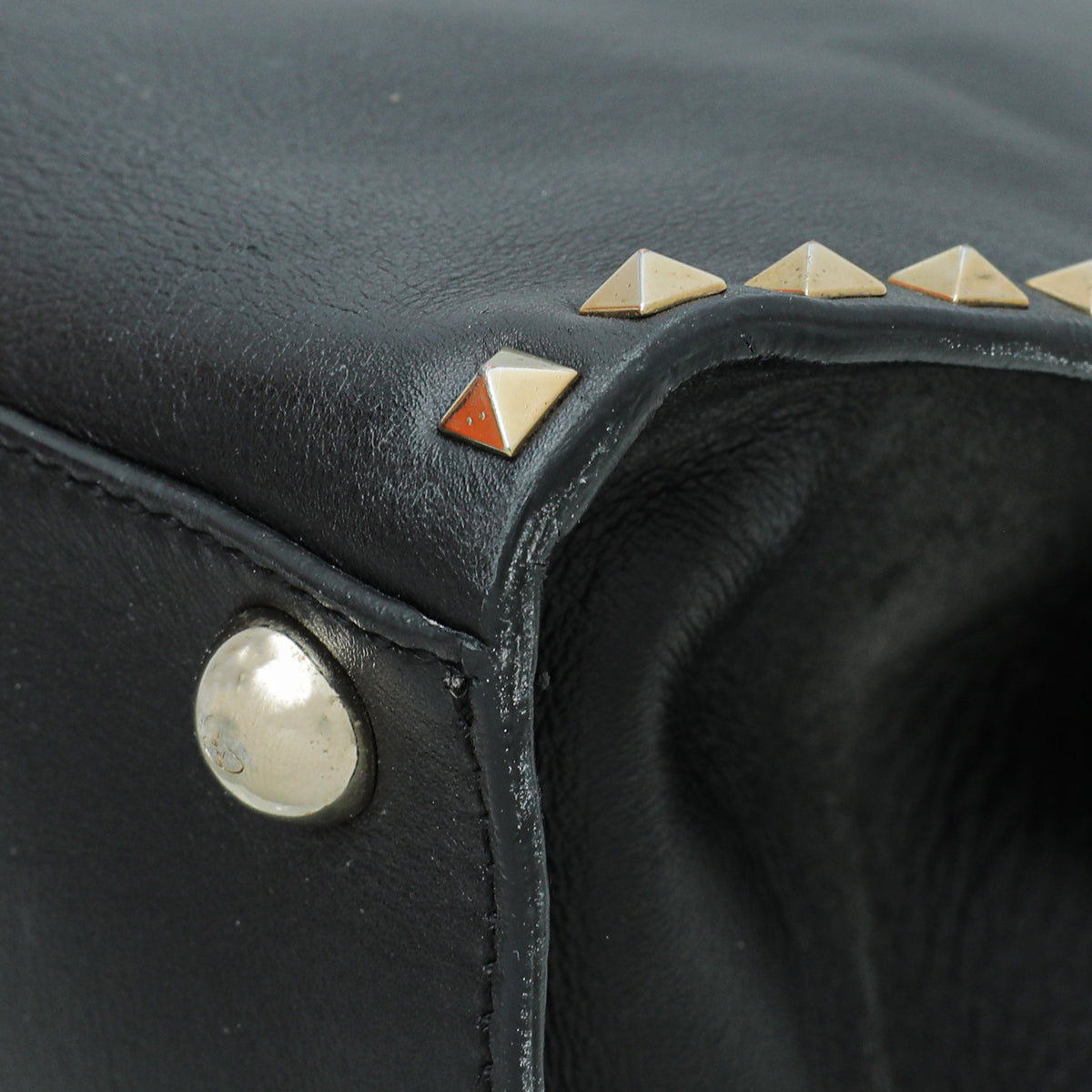 Valentino Black Valentino Rockstud Tote Bag