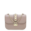 Valentino Poudre Glam Lock Rockstud Small Flap Bag
