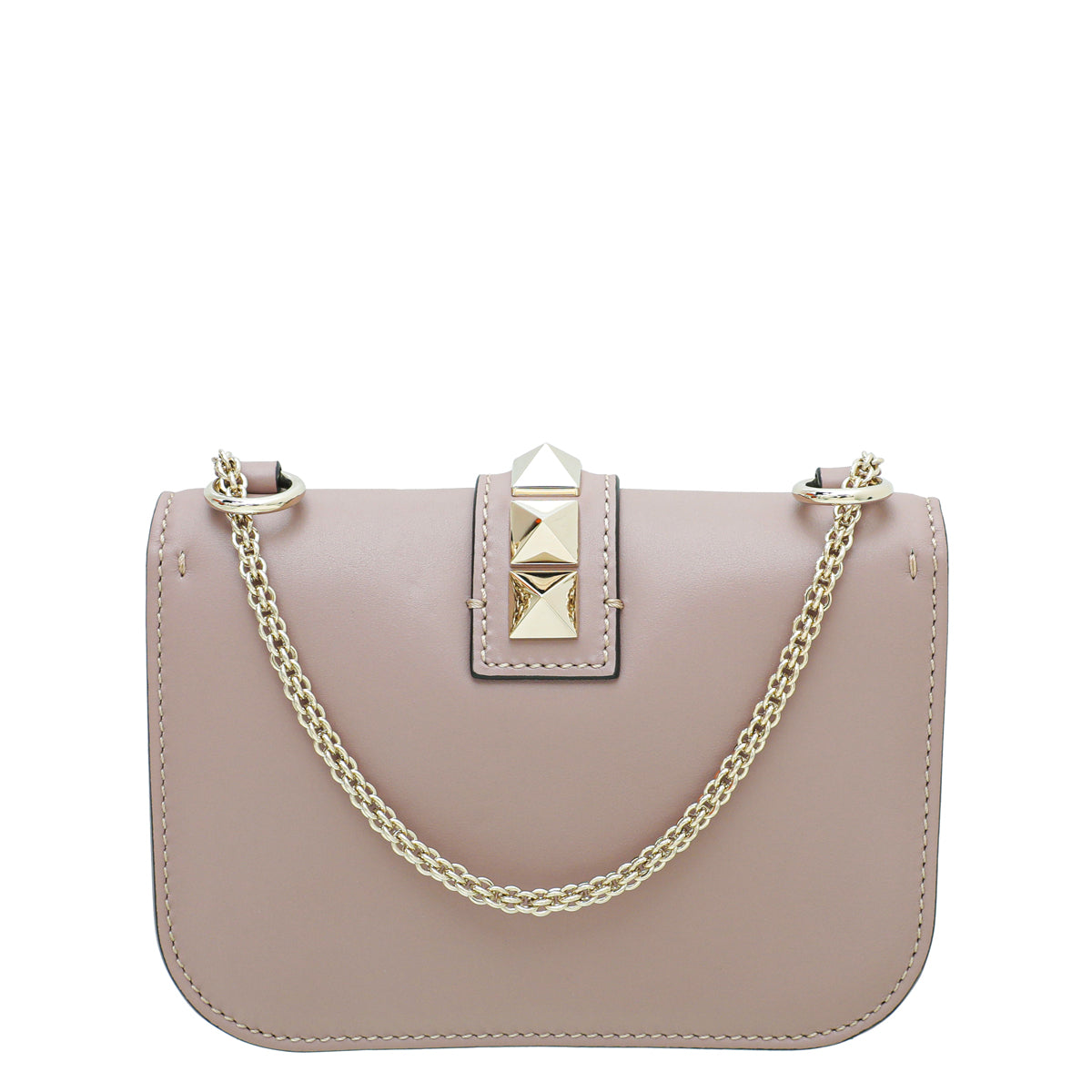 Valentino Poudre Glam Lock Rockstud Small Flap Bag