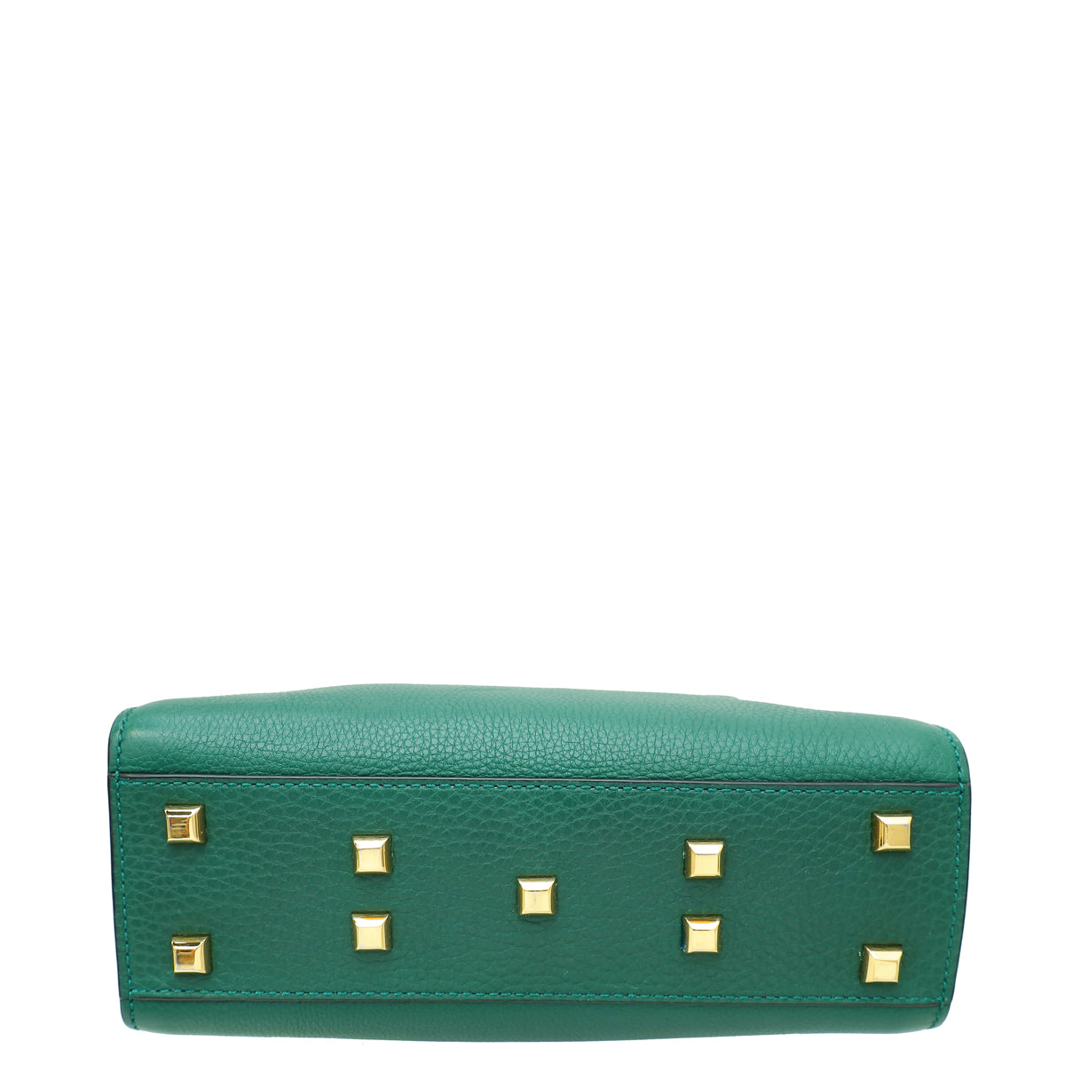 Valentino Green My Rockstud Single Handle Medium Bag