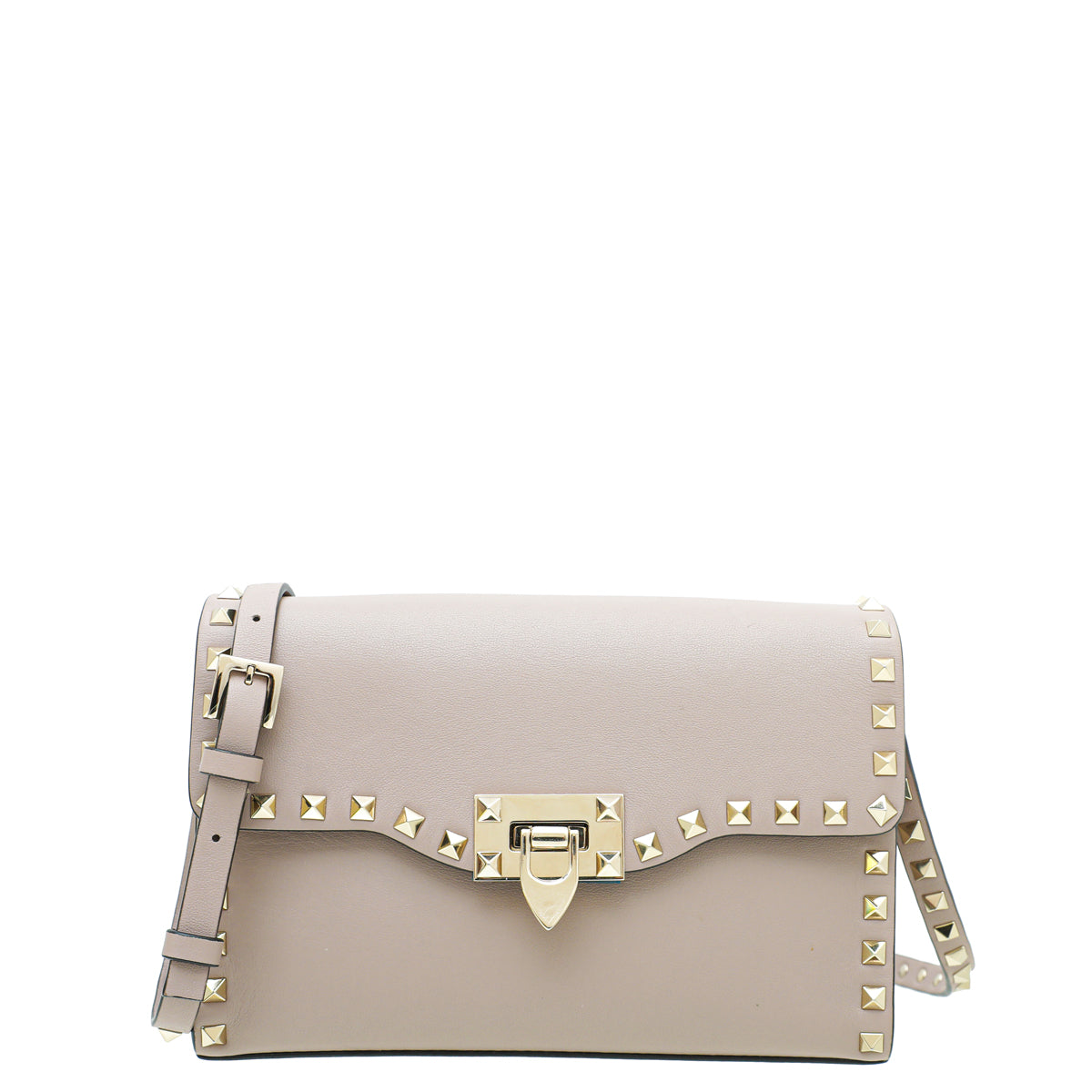 Valentino Poudre Rockstud Flap Small Crossbody Bag