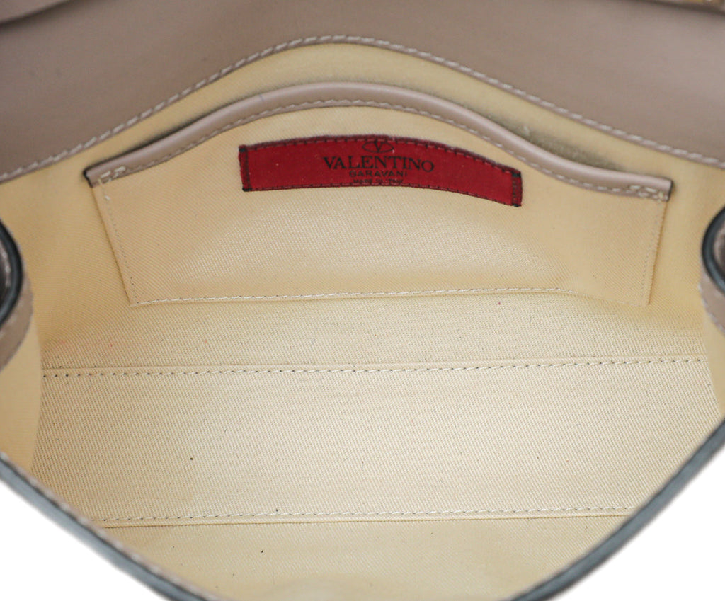 Valentino Poudre Rockstud Flap Small Crossbody Bag