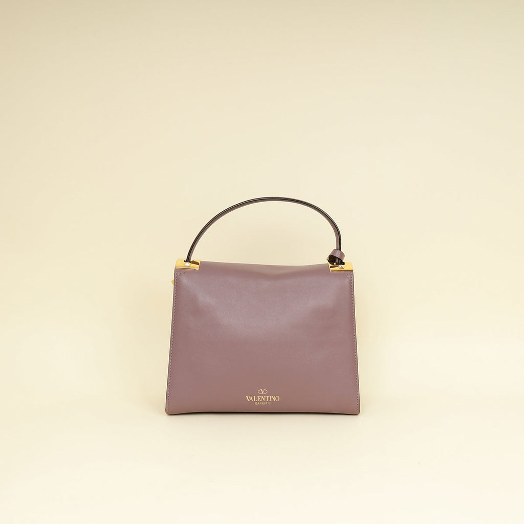 Valentino Dark Mauve My Rockstud Single Handle Bag