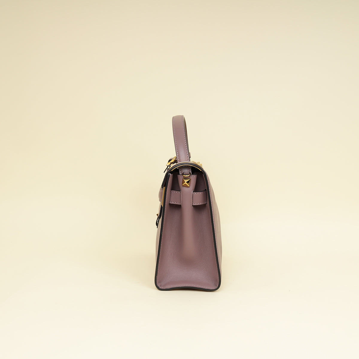 Valentino Dark Mauve My Rockstud Single Handle Bag