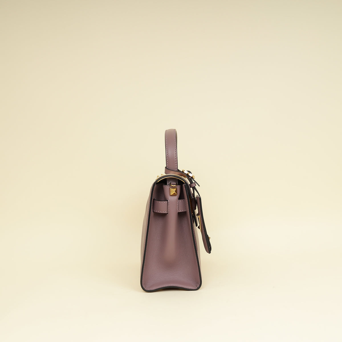 Valentino Dark Mauve My Rockstud Single Handle Bag