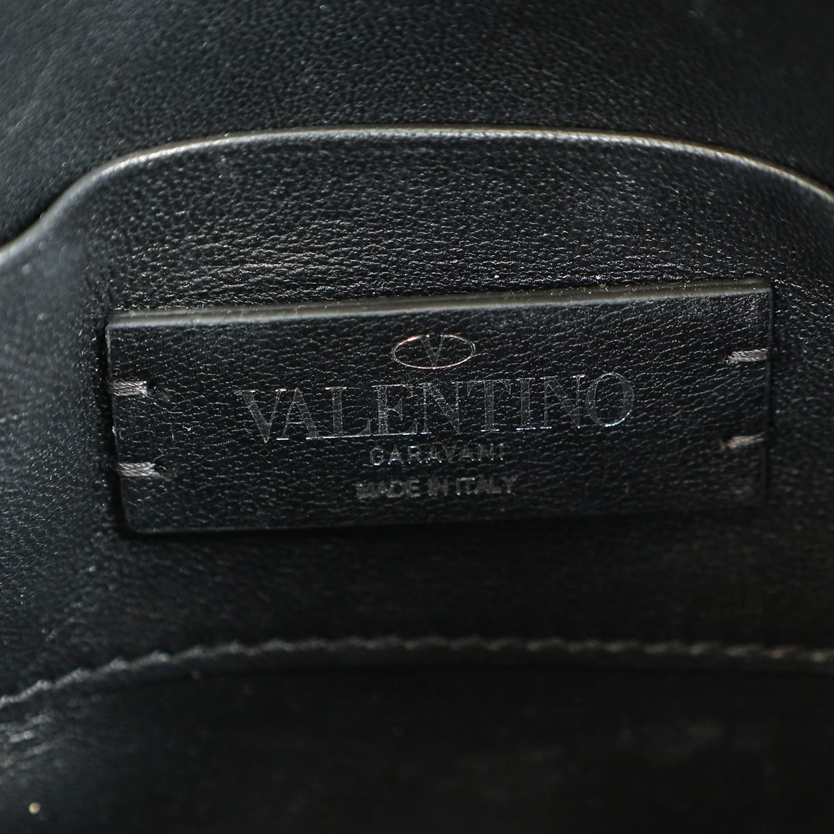 Valentino Metallic Silver VLogo Hobo Mini Bag